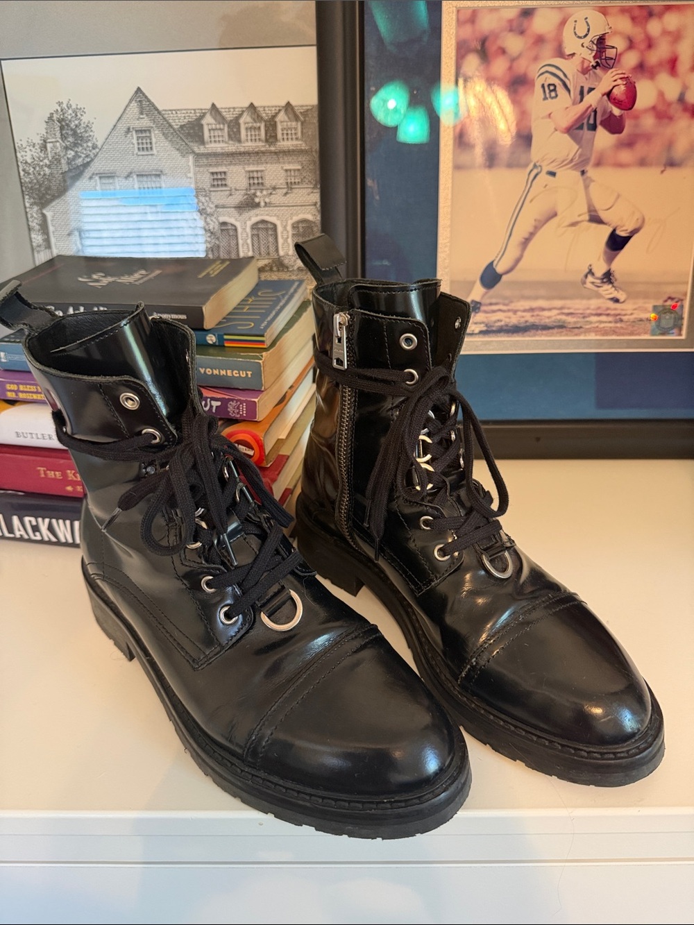 All Saints Combat Boots